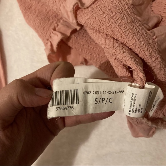 Streetwear Society pink off the shoulder top size S - Picture 6 of 6